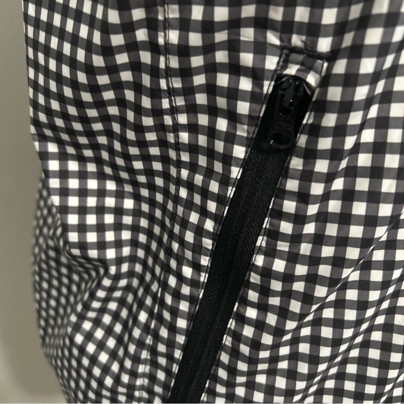 Talbots Black and White Quilted Gingham Vest - Picture 3 of 8